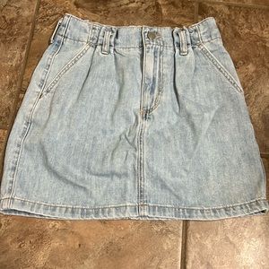 Hollister high rise denim skirt.